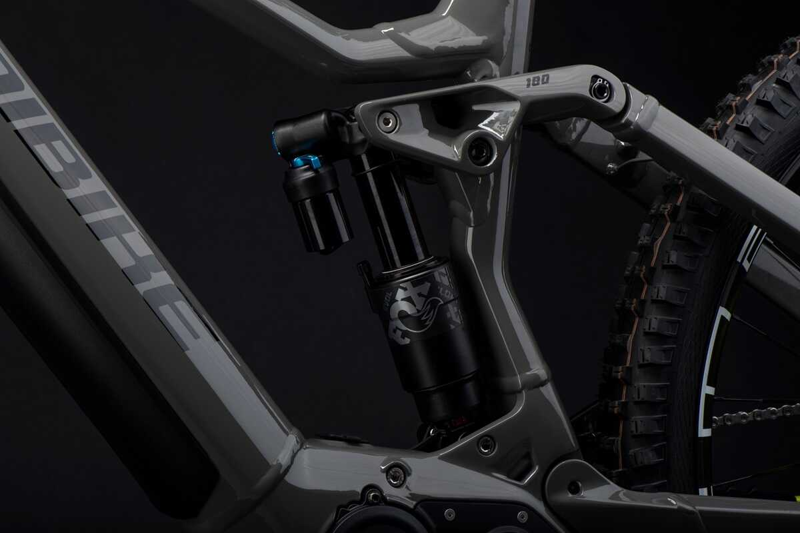 Haibike Nduro 7 Electric Mountain Bike 2024 Gloss/Grey/Red/Lime/Black-4